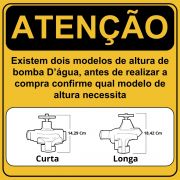 Bomba d´Água Chevrolet V8 350 305 400 de 1971 a 1996 - LONGA 